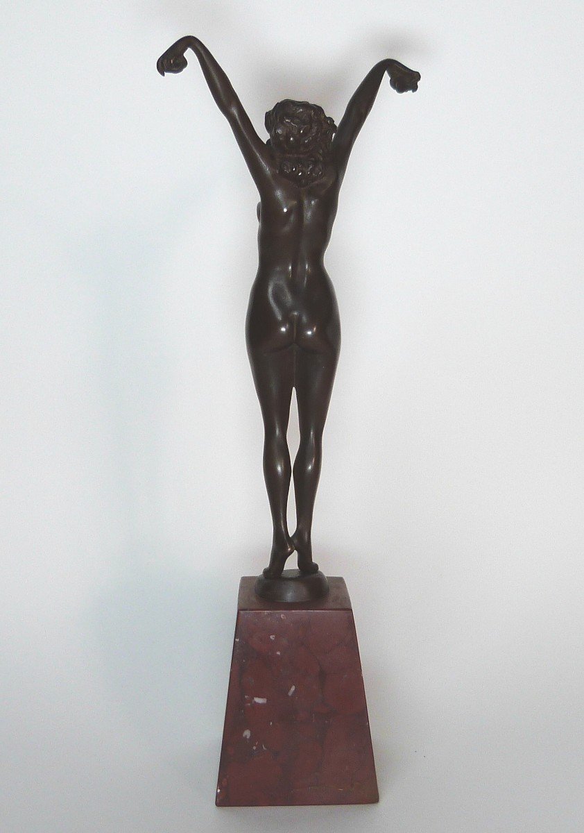 Proantic Claire Colinet Bronze Sculpture Female Nude Andalusian Dance