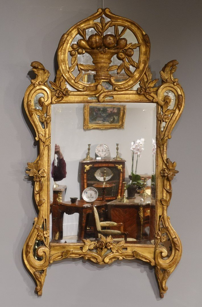 Proantic Miroir Proven Al En Bois Dor D Poque Fin Xviii