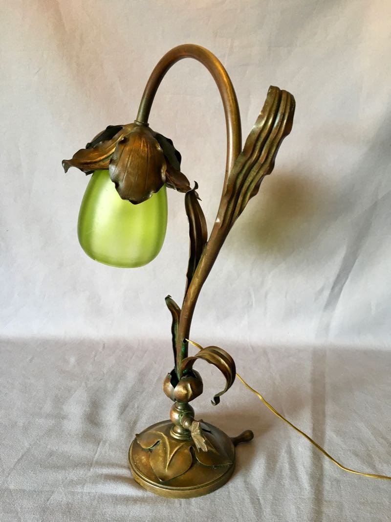 Proantic Art Nouveau Floral Lamp