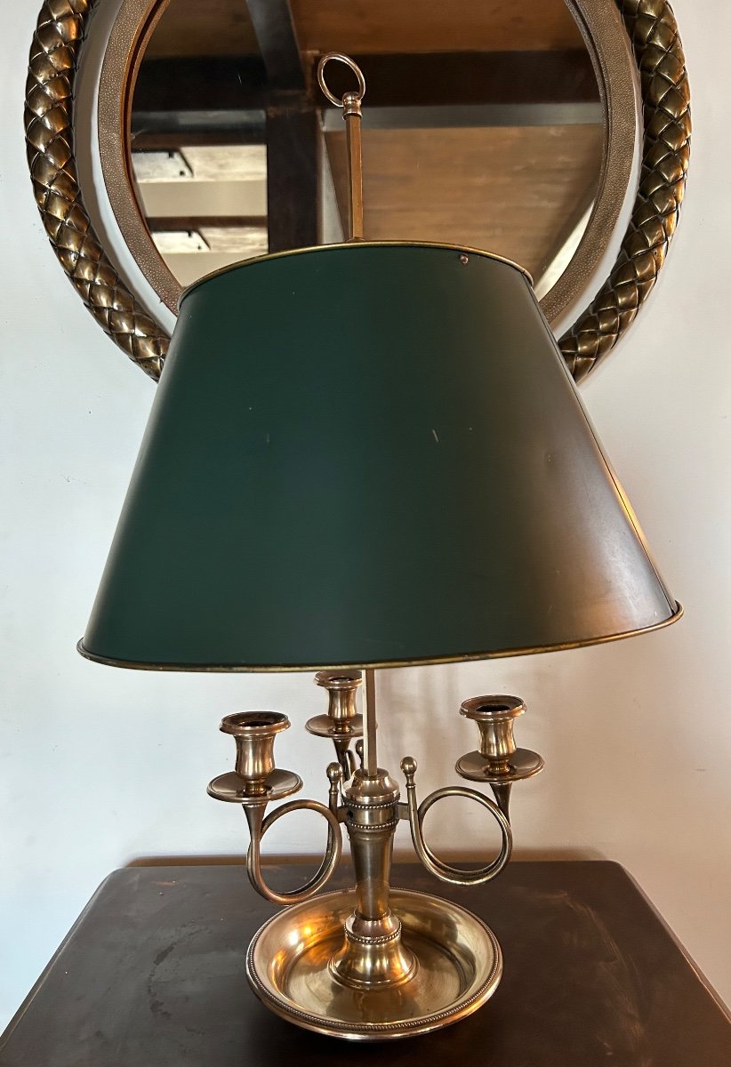 Mid Century Small Brass Bouillotte Table Lamp For Sale at 1stDibs  small  brass table lamp, small brass lamp, small brass bedside lamp