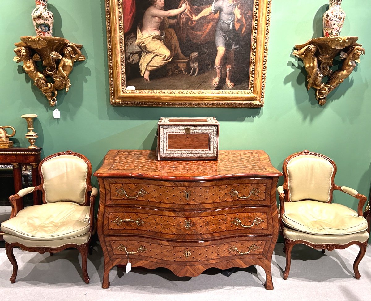 Ancien Bureau en Bois Massif avec Extension - Vintage French Finds