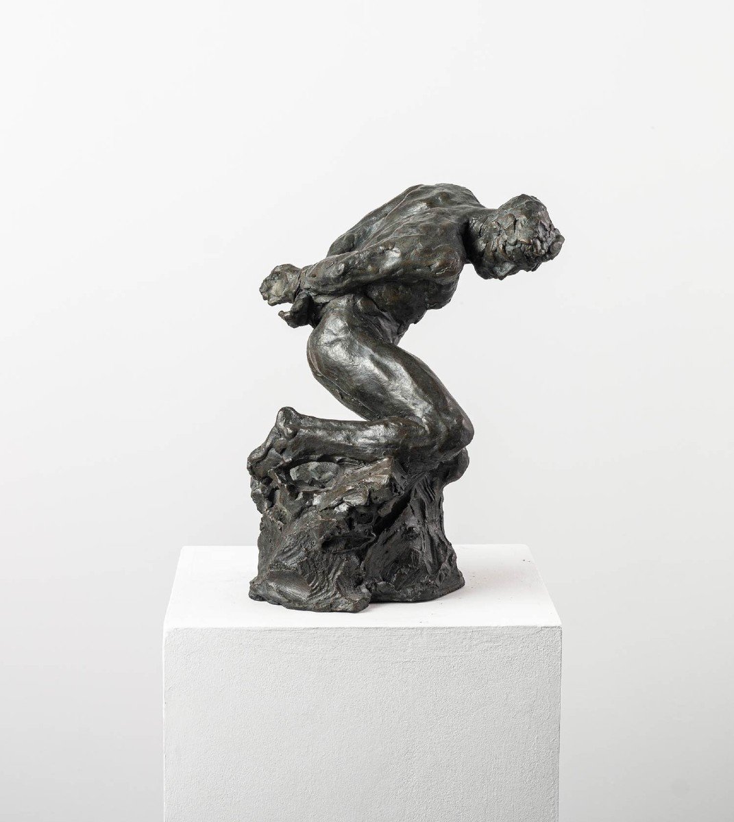 Pocket Art Museum Miniature Sculpture The Thinker Rodin Resin Figurine  Statue