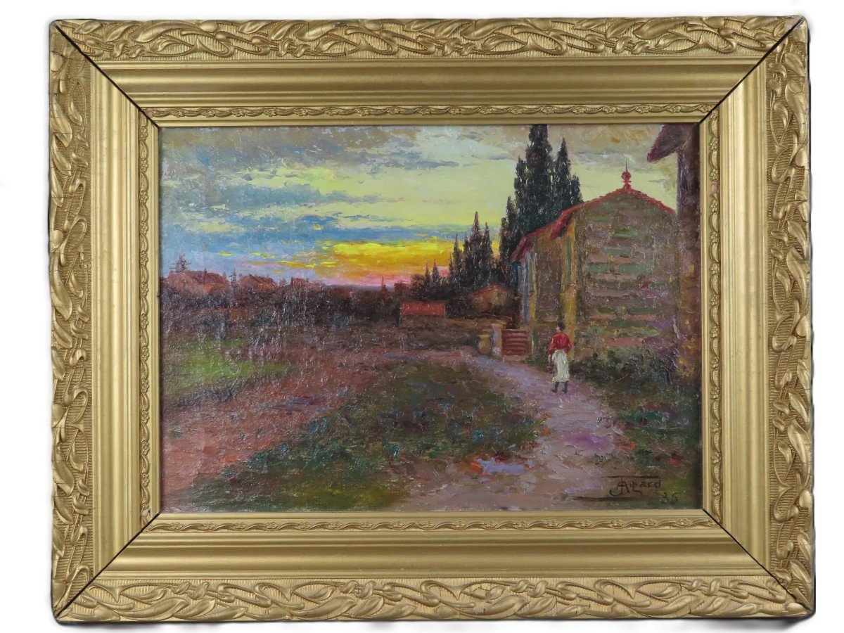 Paysage De l'école De Salon De Provence - par Jules Agard