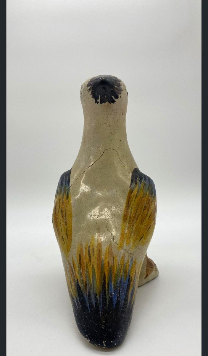 Ridge Pigeon - Nevers Earthenware - 18th Century -photo-1