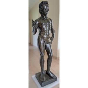Bronze Statue Of Apollo - Cast Iron Early 20th Century