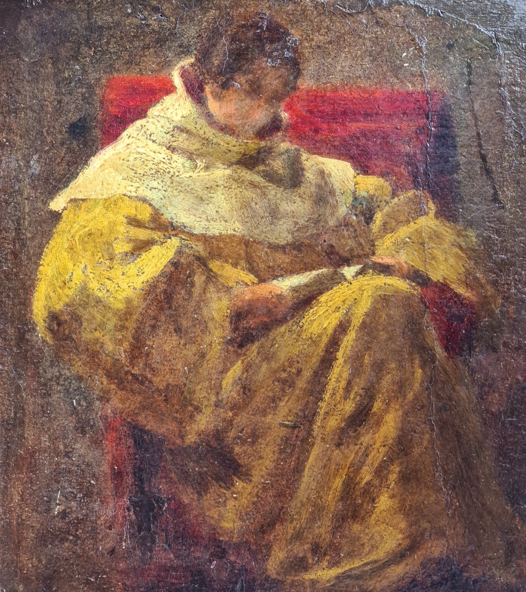 Woman Reading Sketch