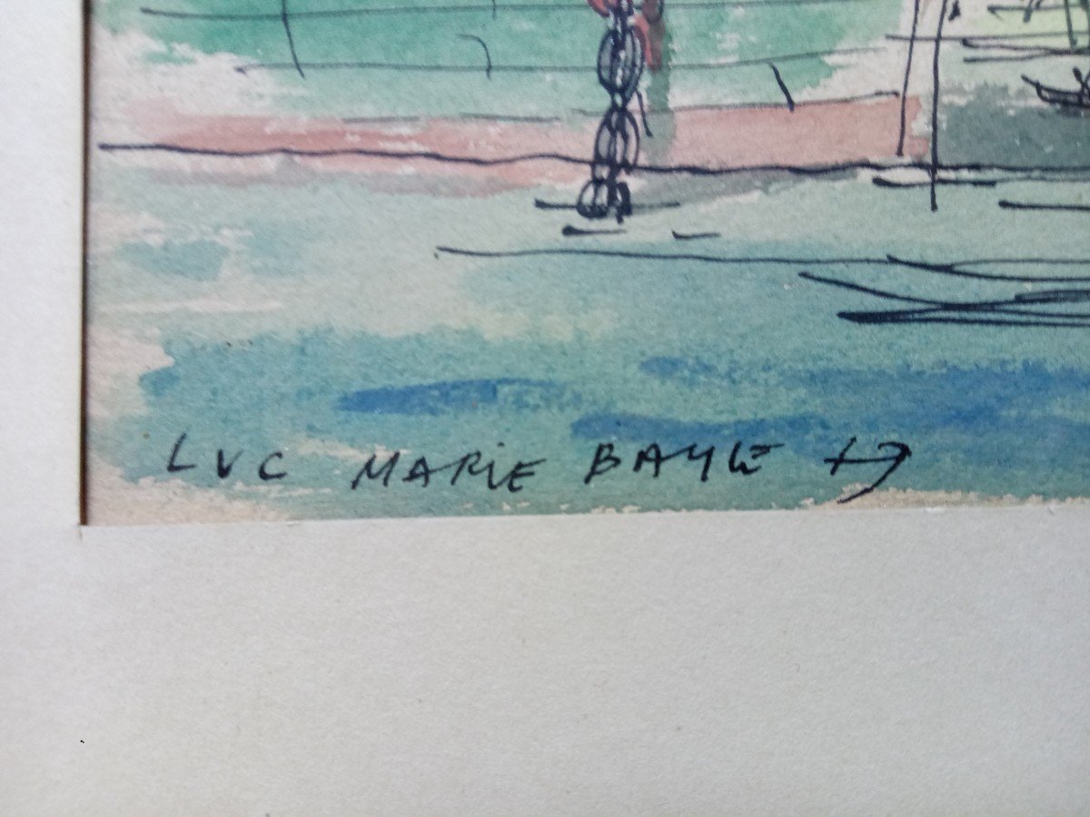 Luc Marie Bayle Peintre De La Marine-photo-4