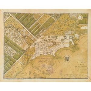 Old Map Of Santo Domingo 