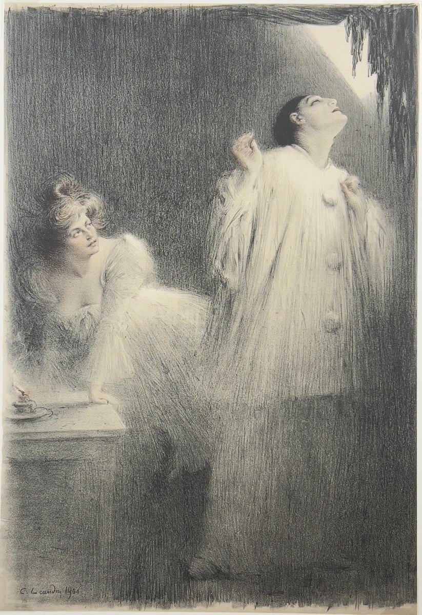 Charles Leandre - Les Cantomimes - Lithograph-photo-2