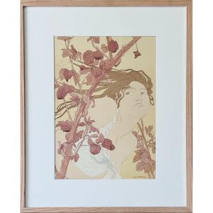 Henri Detouche - Dans Les Ronces - Lithograph