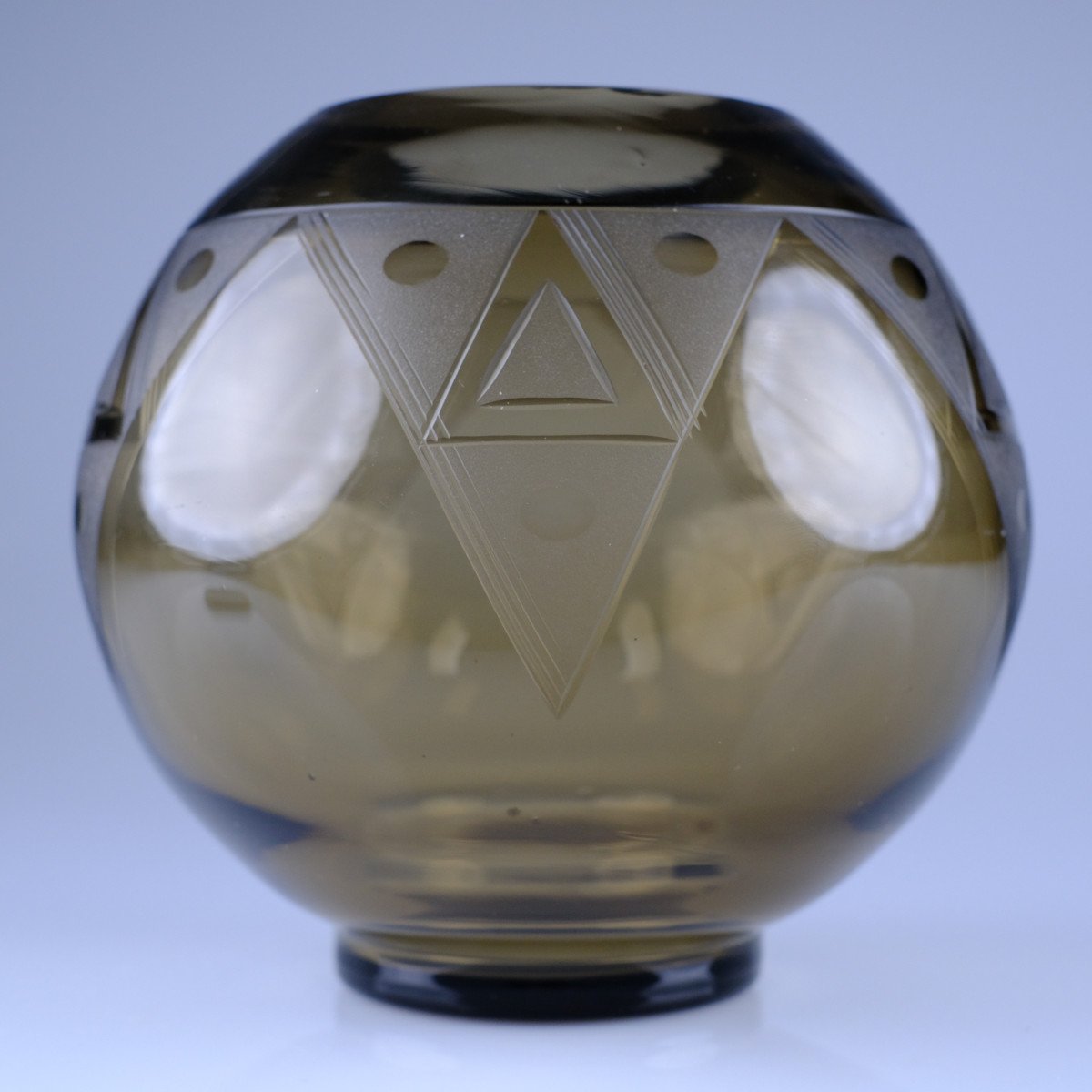 Antique Vase 20s-30s. Unsigned Art Deco. Gobena?muller?daum?shneider?legras?charder ....