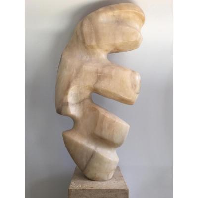 Abstract Sculpture, Onyx, L.joubert, Circa 1970