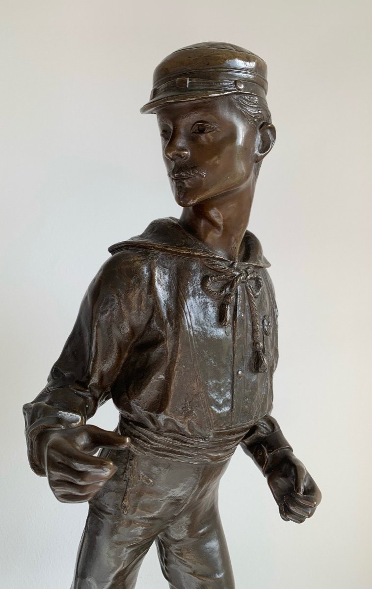 Le dandy , Sculpture En Bronze-photo-2