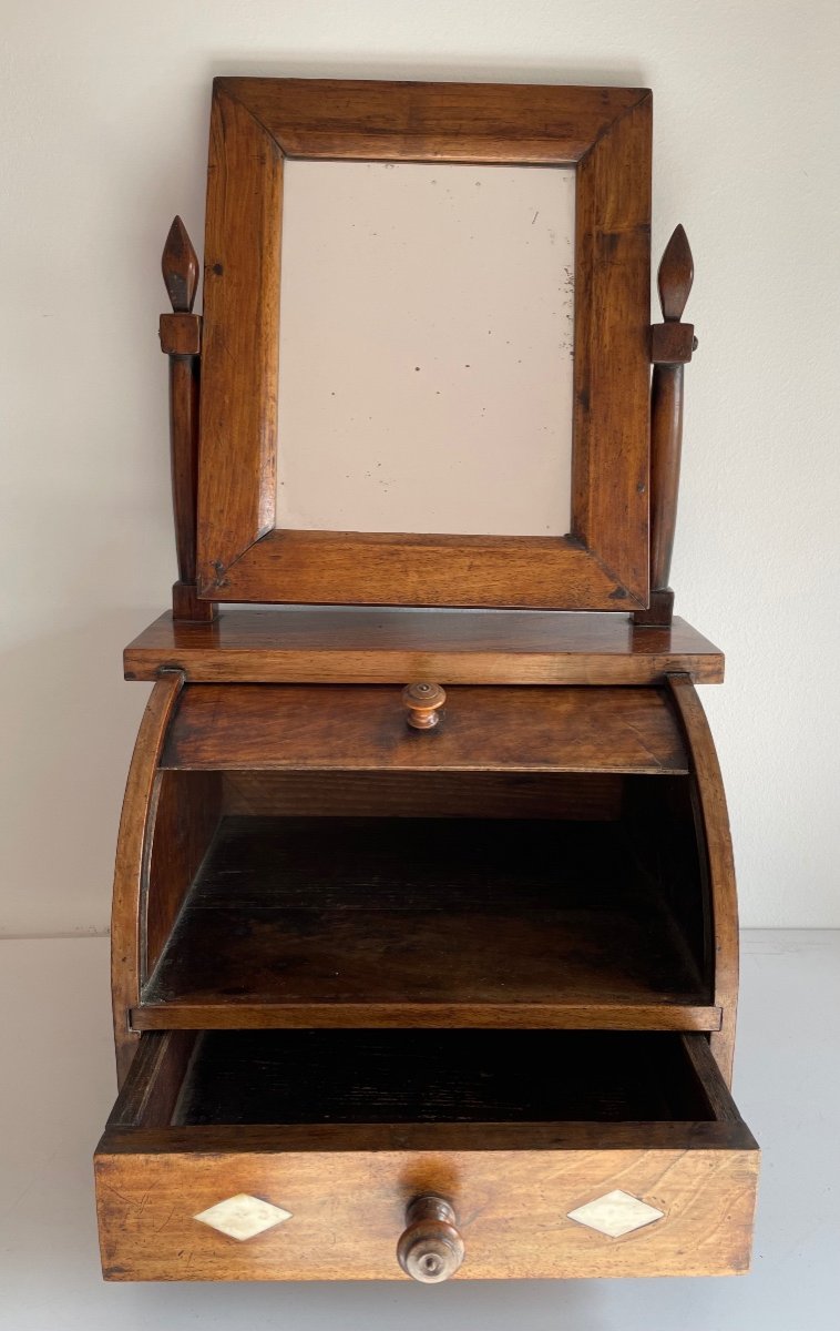 Small Walnut Dressing Table-photo-4