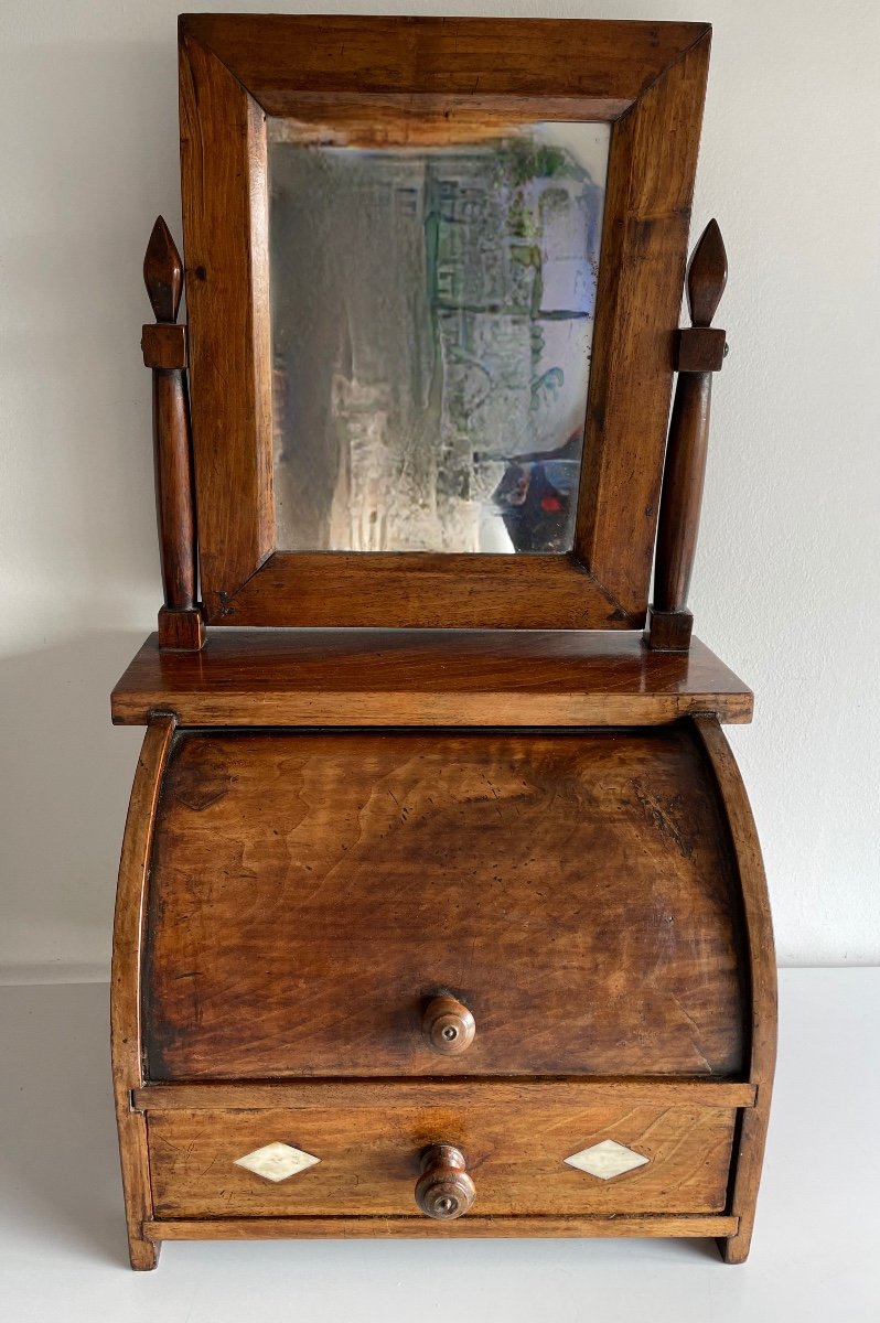 Small Walnut Dressing Table-photo-8