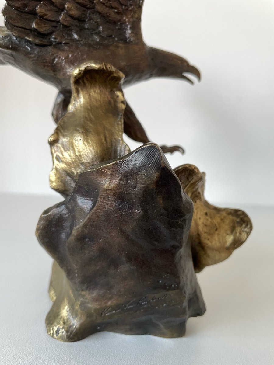 Proantic: Tête d'Aigle Bronze