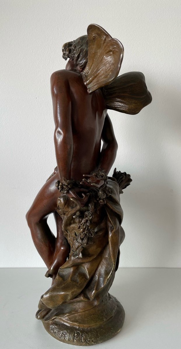 Love With Tied Hands, Bronze Sculpture-photo-2
