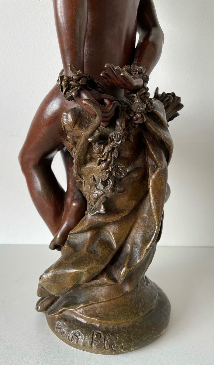 Love With Tied Hands, Bronze Sculpture-photo-3