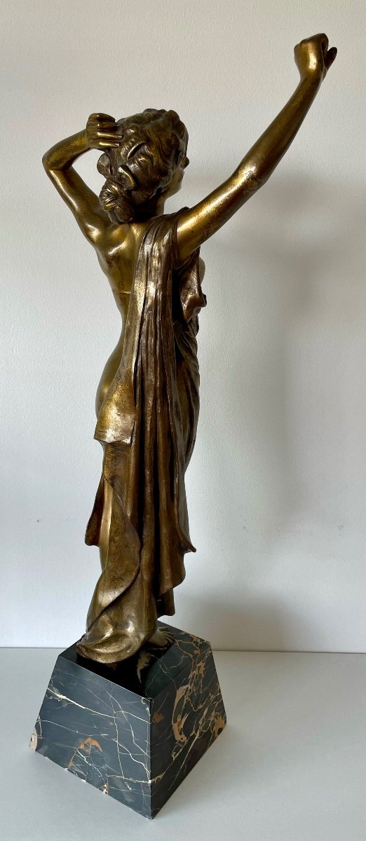 Le Réveil , Sculpture En Bronze-photo-4