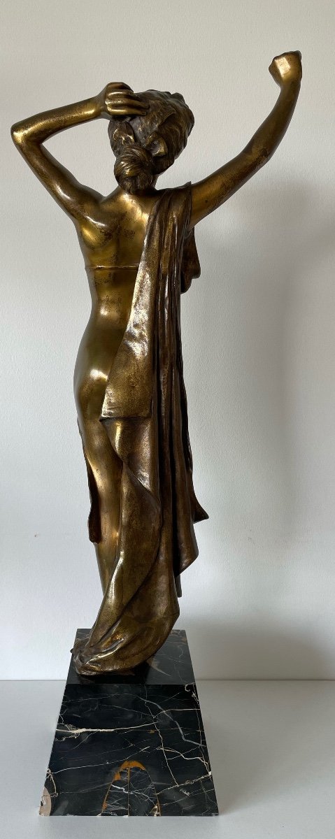 Le Réveil , Sculpture En Bronze-photo-1