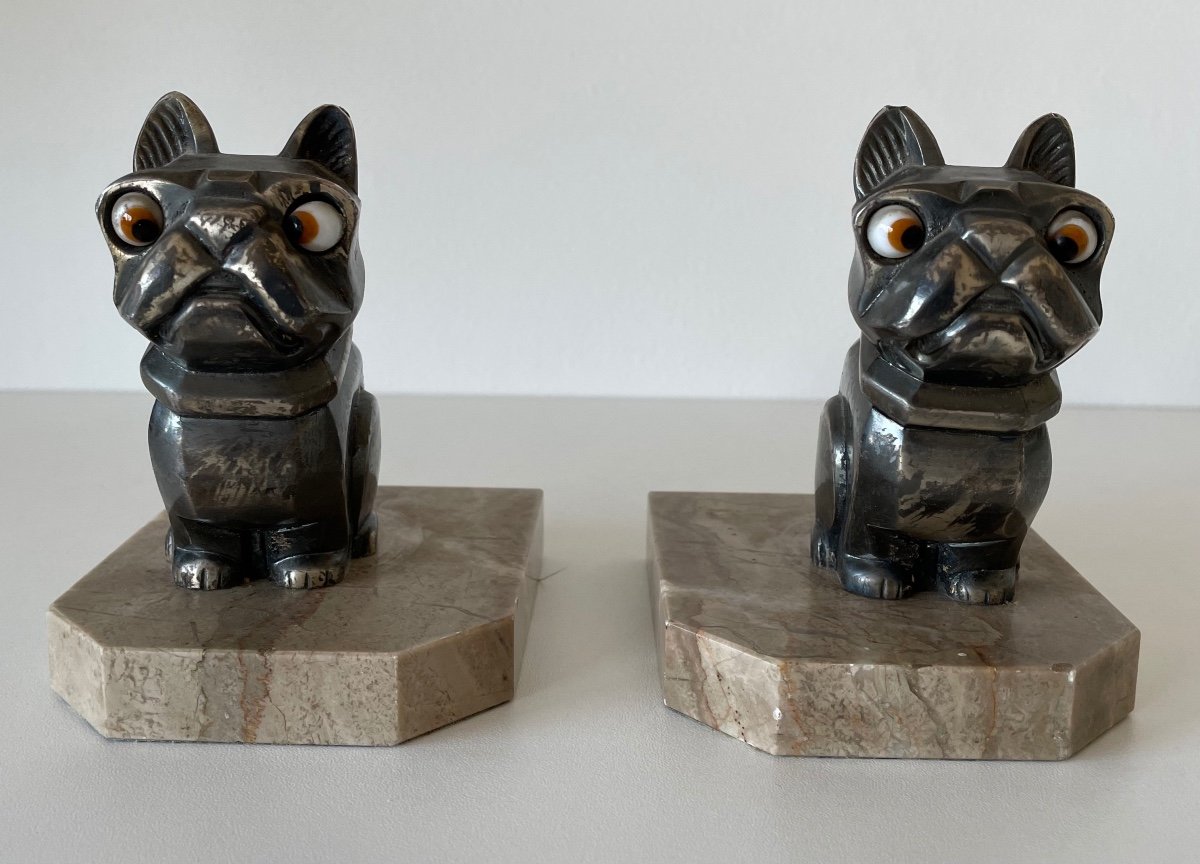 French clearance bulldog bookends