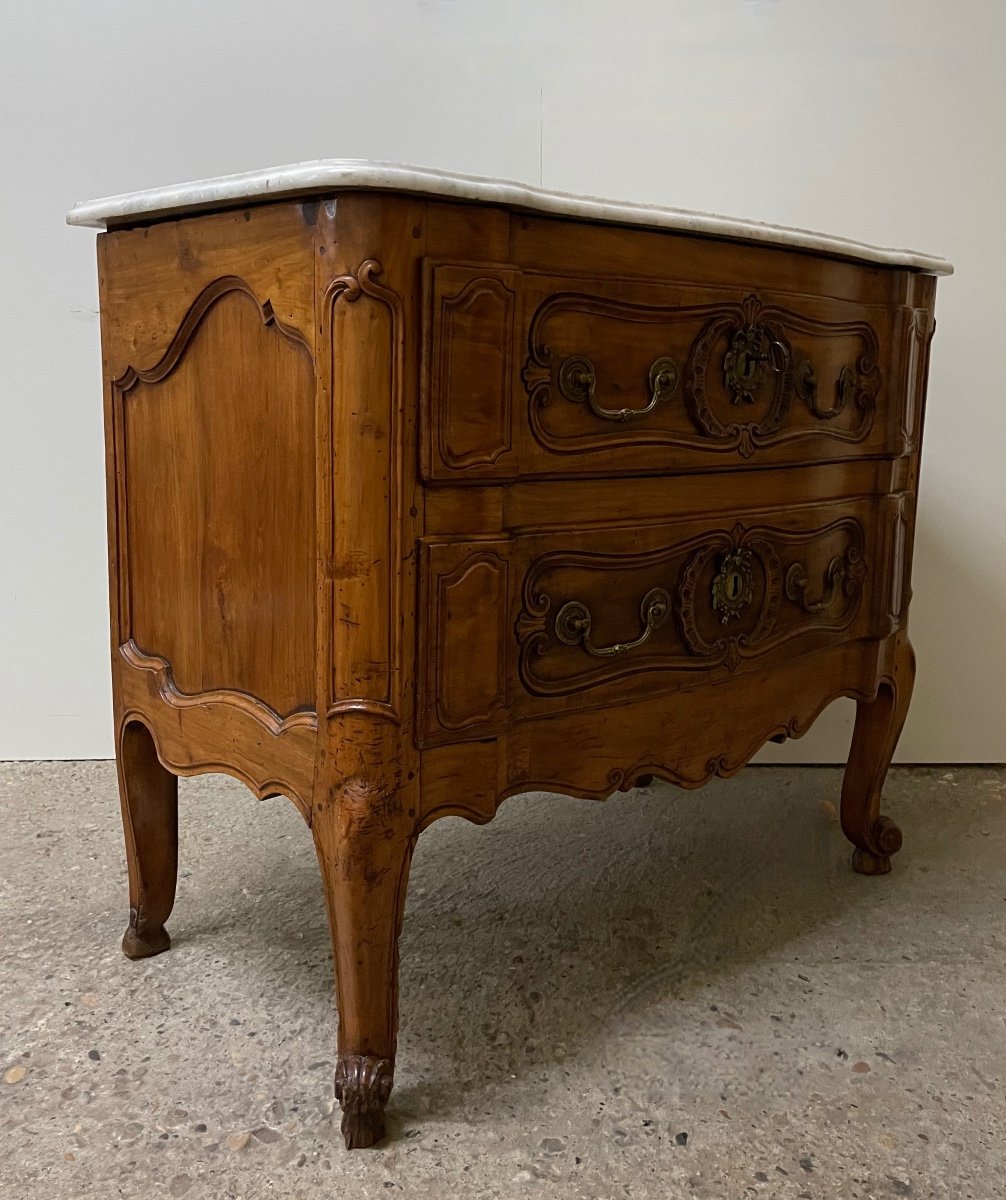 Jumping Chest Of Drawers In Cherry From The End Of The 18th Century-photo-3