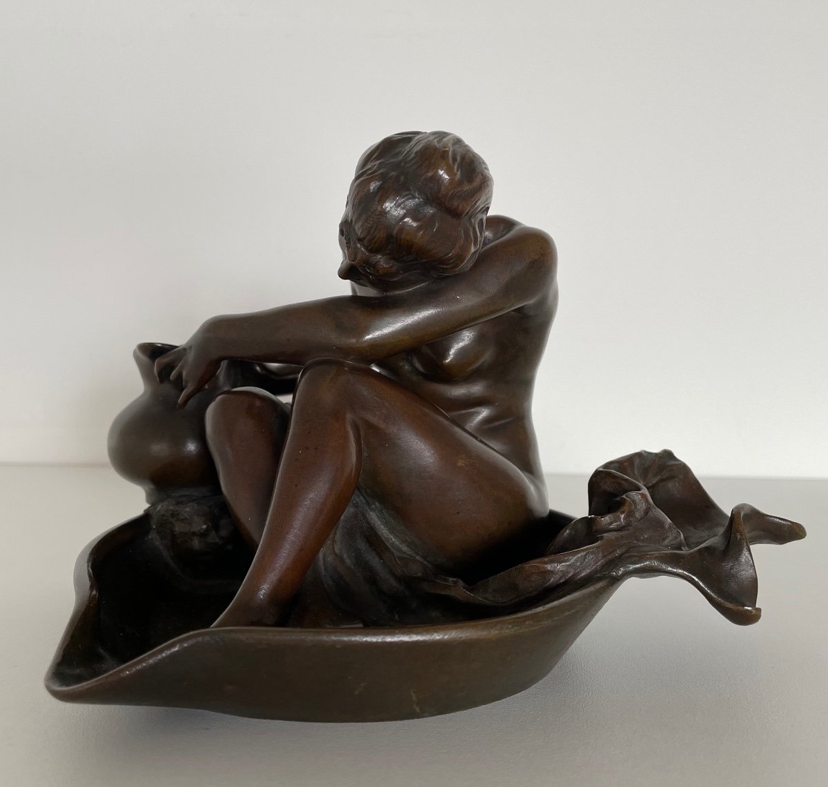 Bronze Sculpture Representing A Nude-photo-3