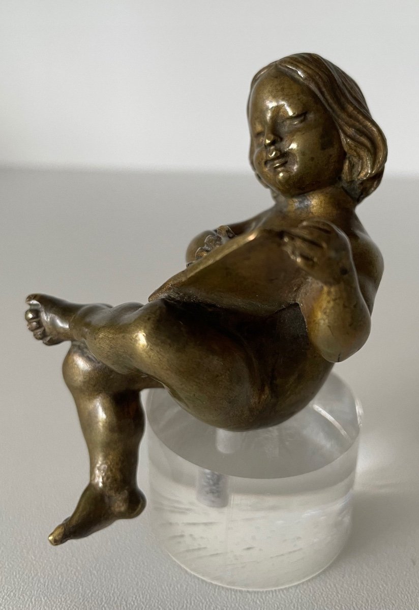 The Cherub Writer, Bronze Subject-photo-2