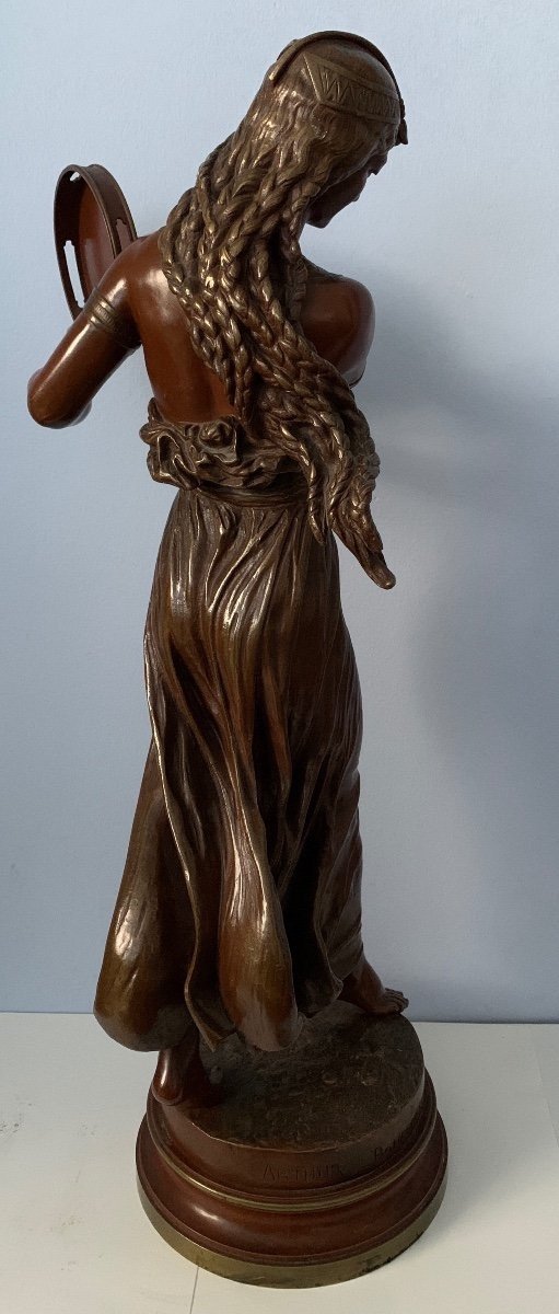 The Tambourine Dancer, Bronze Signed Bourgeois-photo-8