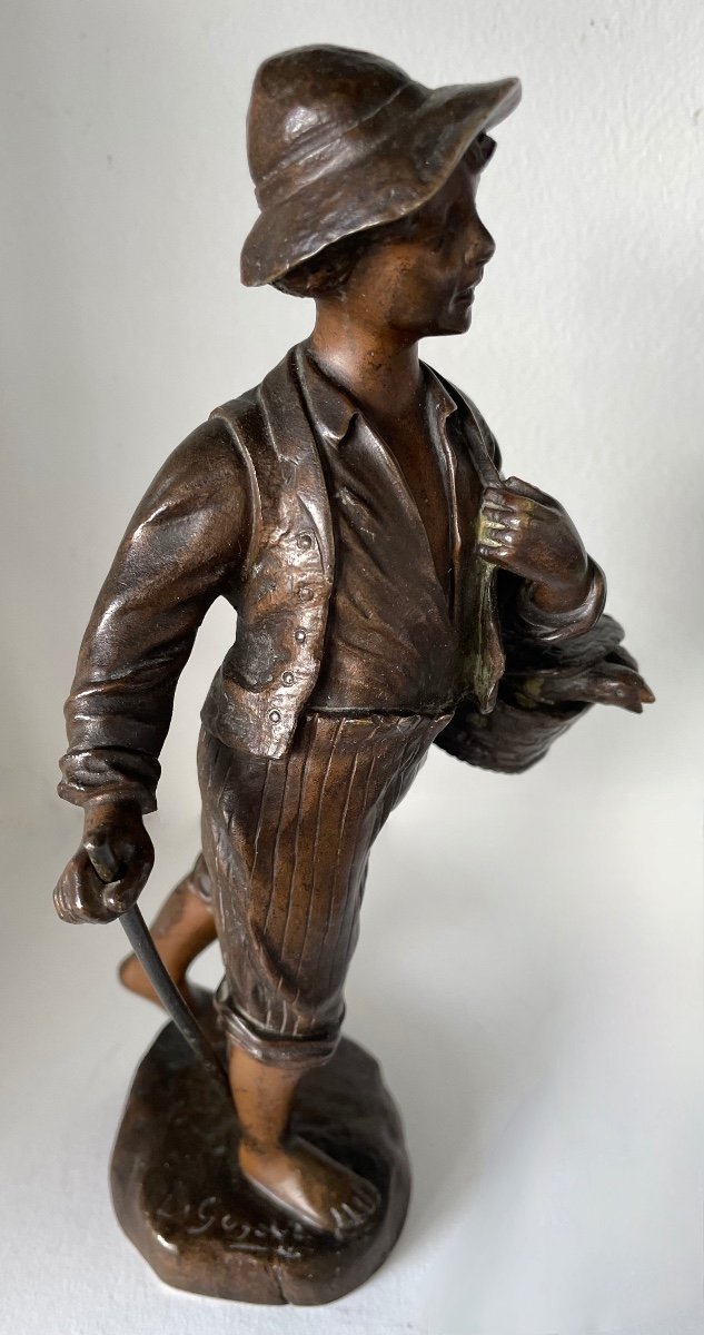 The Little Geese Seller, Bronze Subject-photo-1