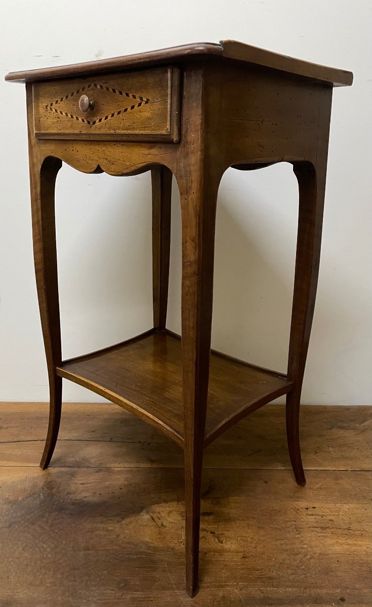 Small Walnut Side Table-photo-5