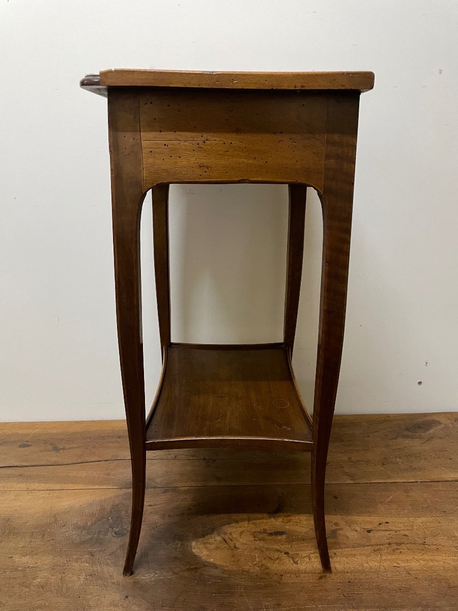 Small Walnut Side Table-photo-8