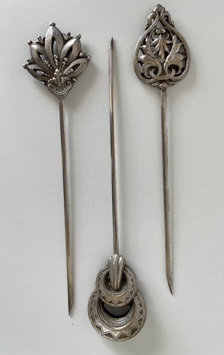 3 Skewers In Silver Metal-photo-5