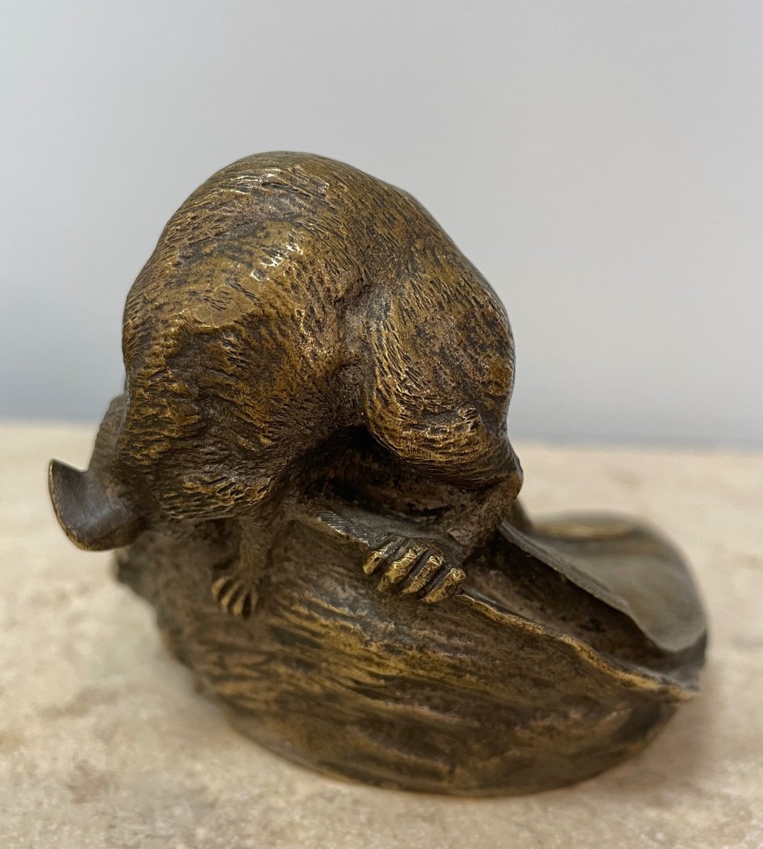 The Mouse And The Oyster, Bronze Subject -photo-4