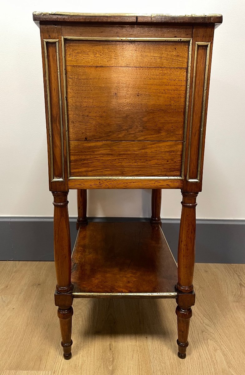 Walnut Chiffonniere Table-photo-8