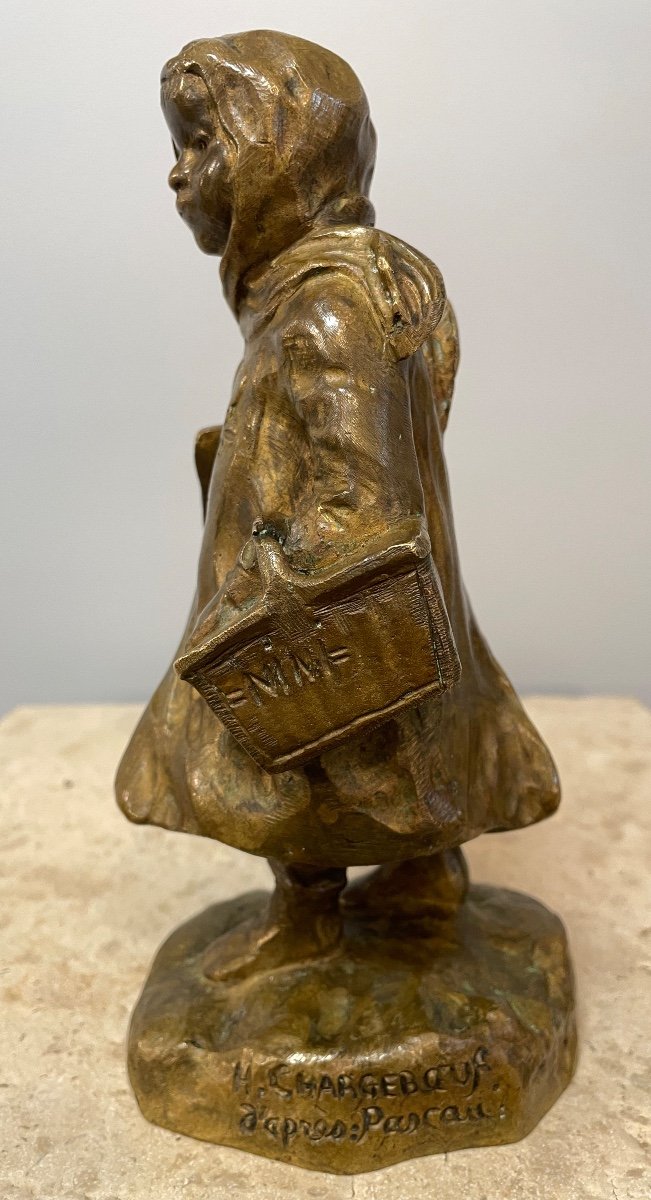 Little Schoolgirl Lorraine , Bronze Subject-photo-6