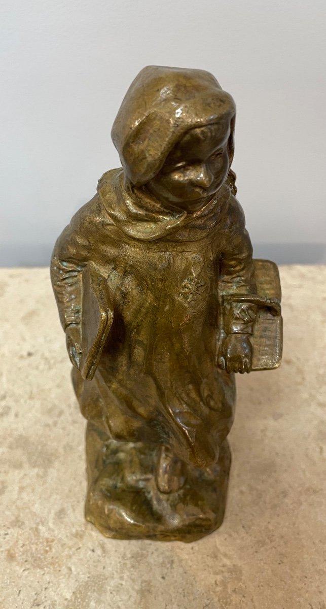 Little Schoolgirl Lorraine , Bronze Subject-photo-8