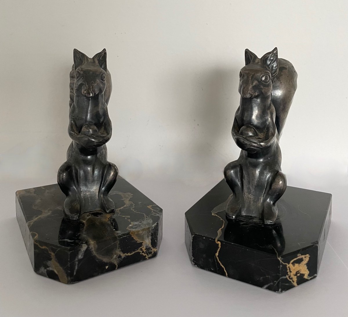 Pair Of Bookends Representing Squirrels -photo-4