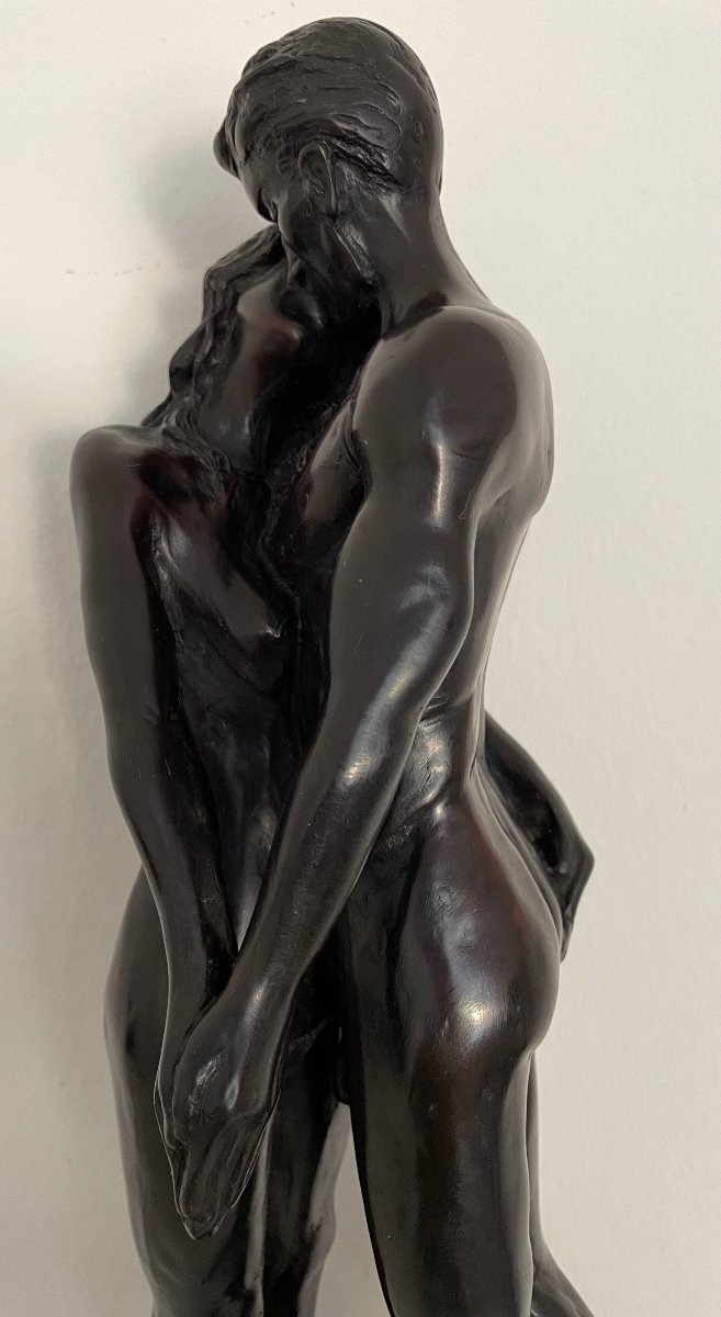 Le Baiser , Sculpture En Galvanoplastie -photo-5