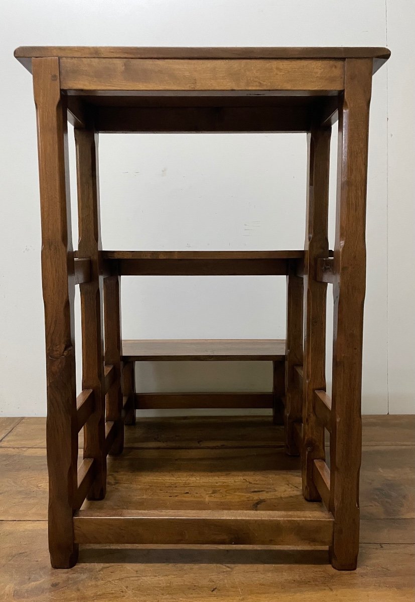 Walnut Library Step Stool-photo-4