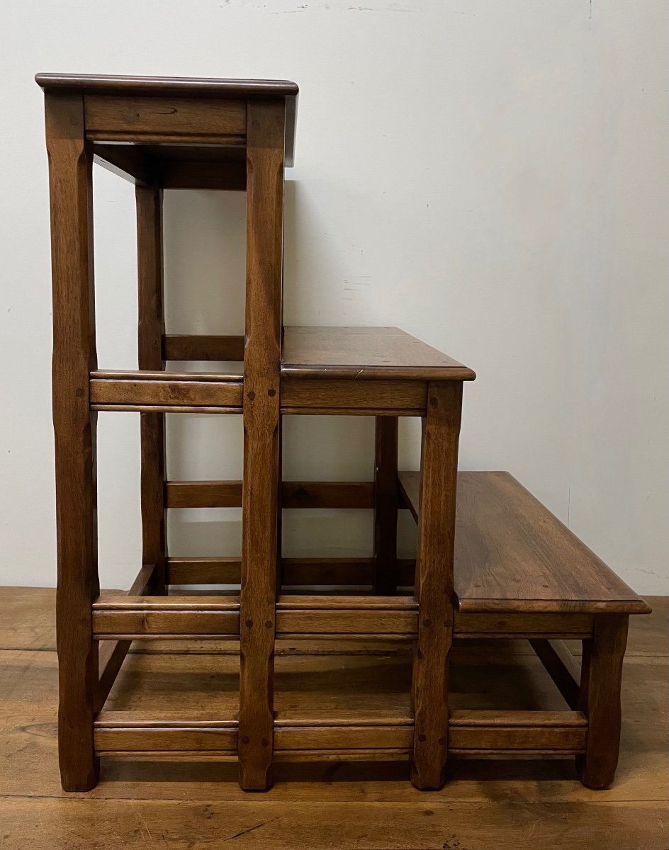 Walnut Library Step Stool-photo-1