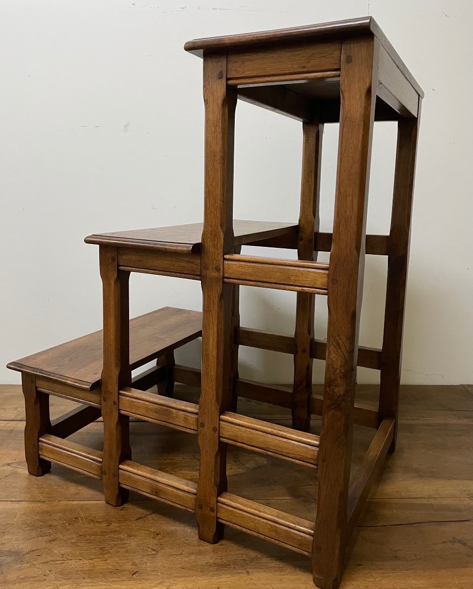 Walnut Library Step Stool-photo-3