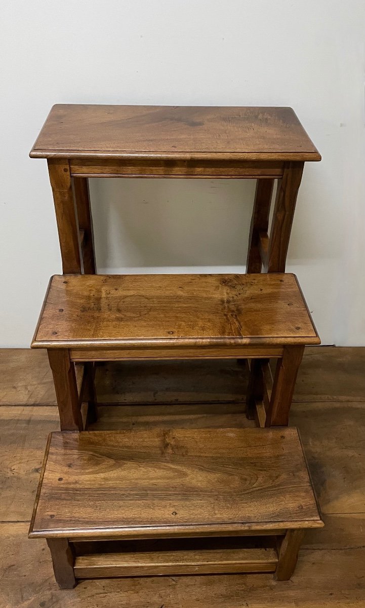 Walnut Library Step Stool-photo-4