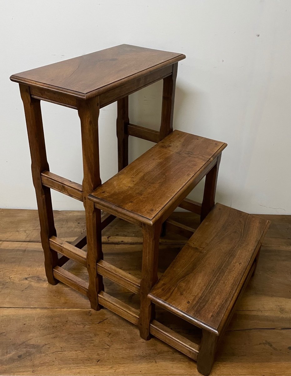 Walnut Library Step Stool-photo-7