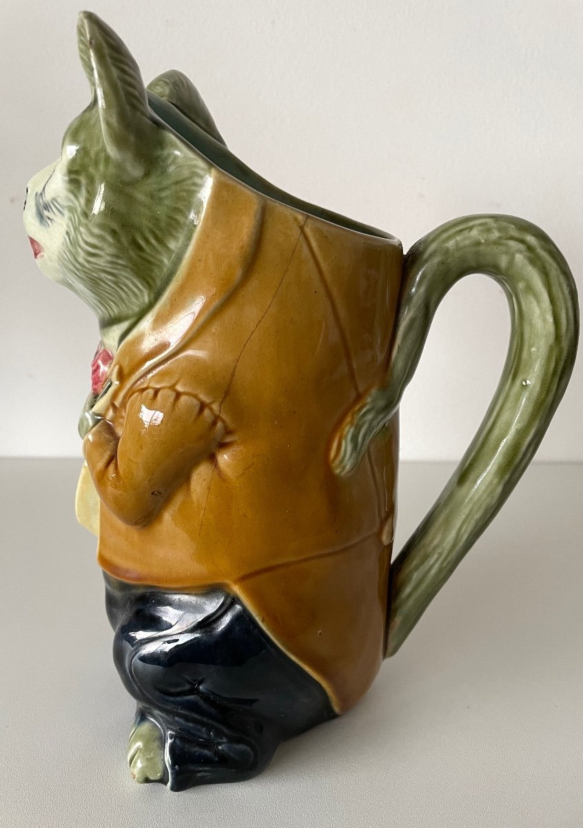 Cat With Mandolin, Orchies Earthenware-photo-4