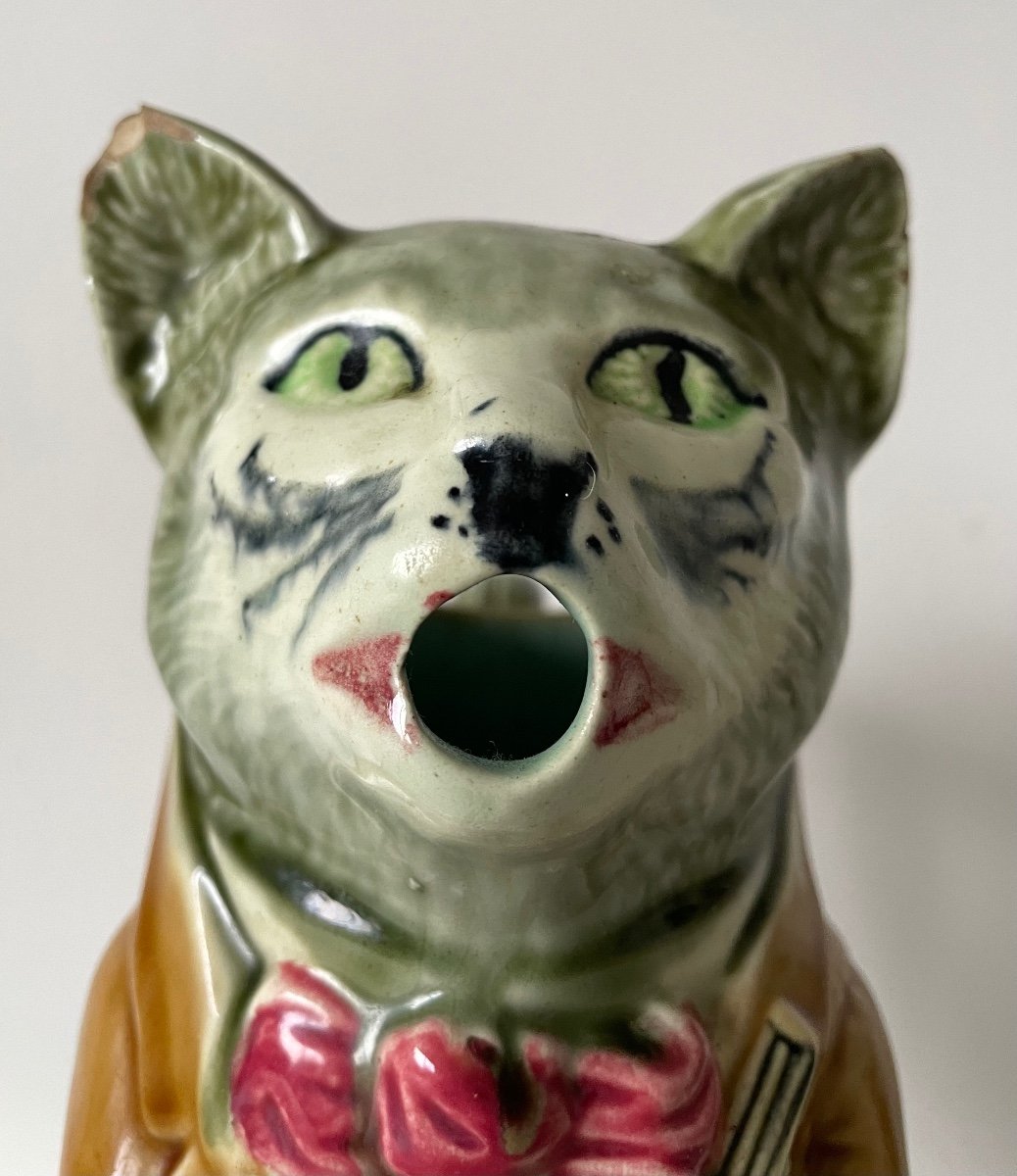 Cat With Mandolin, Orchies Earthenware-photo-8