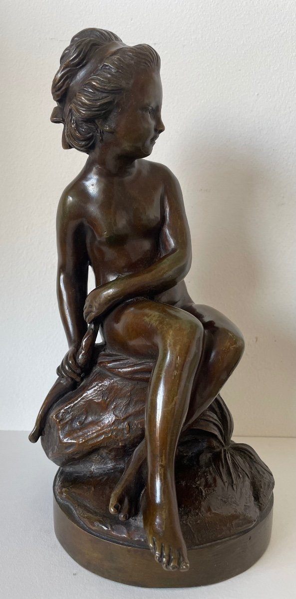 The Bath Exit, Bronze Sculpture-photo-2