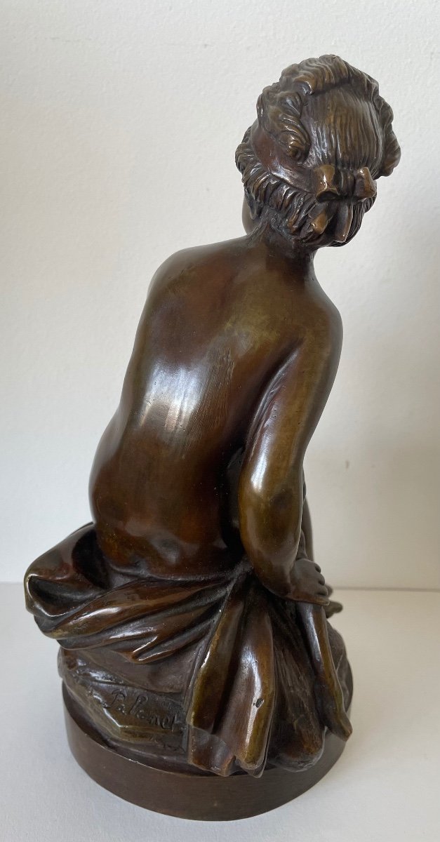 The Bath Exit, Bronze Sculpture-photo-2