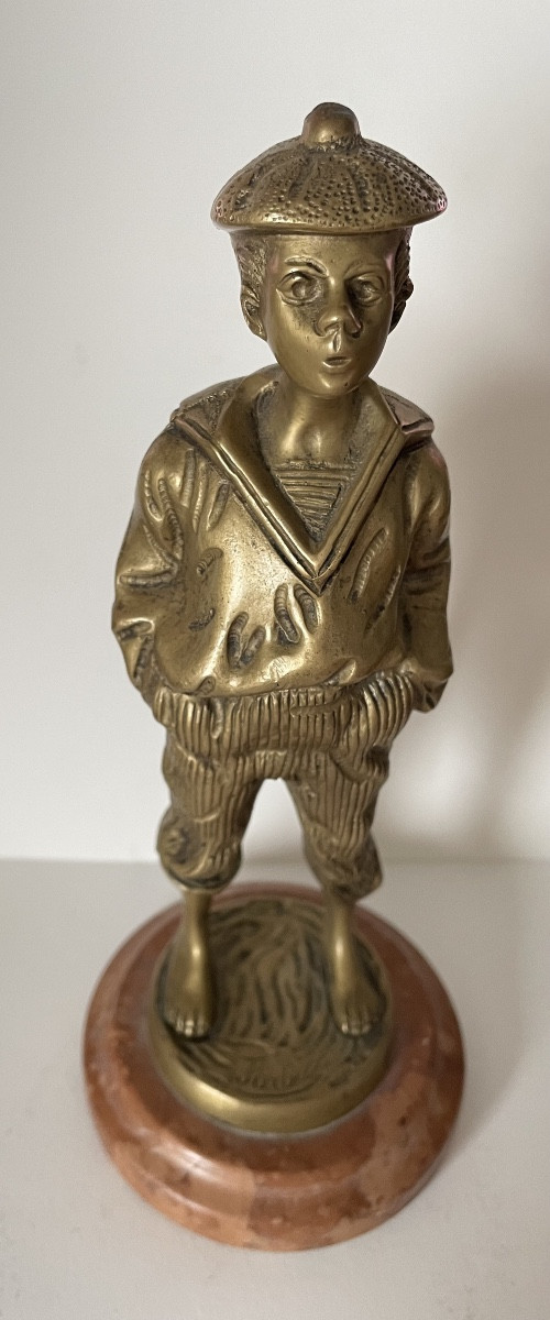 The Whistling Cabin Boy, Bronze Subject-photo-3