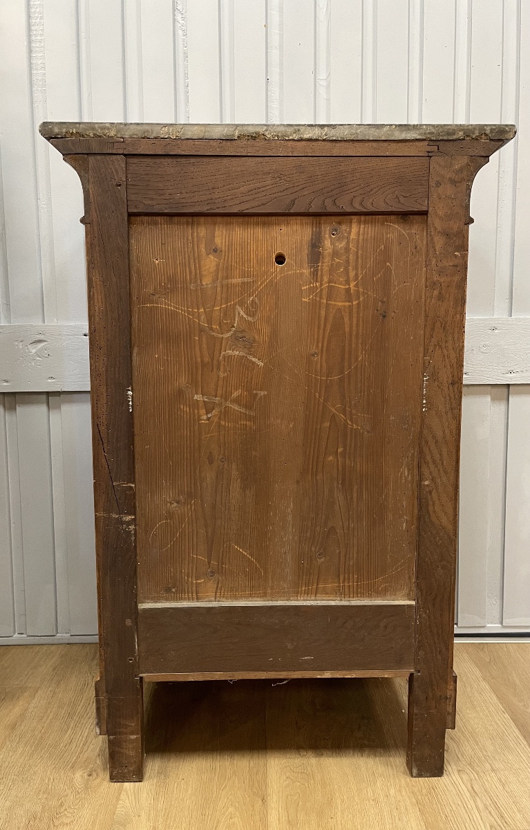 Small Walnut Chest Of Drawers-photo-4